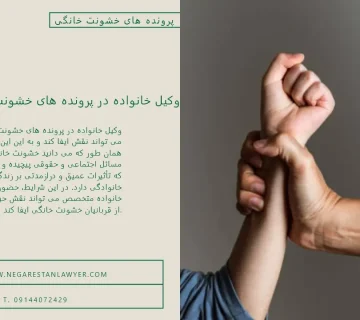 وکیل خانواده در پرونده های خشونت خانگی